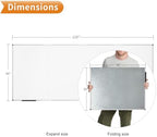 VIZ-PRO Large Magnetic Dry Erase Whiteboard, 120 x 48 Inches, Foldable - Image 2