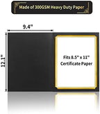 GNL Certificate Holders - 50 Packs Black Diploma Holders, Certificate Covers with Gold Foil Border, for Letter Size 8.5 x 11 Certificate Paper, Award, Graduation, Documents - Image 3