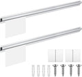 Henoyso 2 Pcs Restaurant Ticket Holder 16/18/24/28/30/32/40/44" Slide Check Rack Receipt Holder Aluminum Silver Order Ticket Rack for Commercial Kitchen Office Cafes Pubs Bar(40 Inch,No Slot) by Henoyso