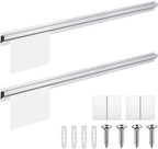 Henoyso 2 Pcs Restaurant Ticket Holder 16/18/24/28/30/32/40/44" Slide Check Rack Receipt Holder Aluminum Silver Order Ticket Rack for Commercial Kitchen Office Cafes Pubs Bar(40 Inch,No Slot) by Henoyso