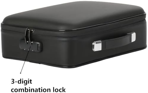 Fireproof Document Box with Lock & Accordion File Folder - Image 7
