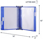 tarifold Wall Mount Reference System, 10 Pockets, Expandable, Blue - Image 4