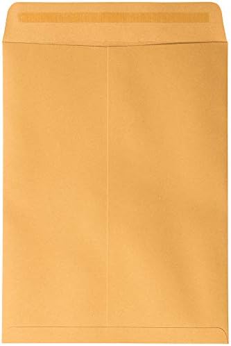 JAM PAPER 9 x 12 Open End Catalog Premium Envelopes with Peel and Seal Closure - Brown Kraft Manila - Bulk 500/Carton - Image 3