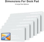 Aothia Faux Leather Desk Mat - Large Mouse Pad, Non-Slip PU Leather Blotter, Waterproof Writing Surface for Office and Home (Barely Grey, 63" x 24") - Image 5