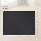 Office Chair Mat for Hard Floors,36"x48" Anti-Slip Waterproof Hardwood Floor Chair Mat,Heavy Duty Floor Protector Rolling Chairs for Home Office(Black) - Image 5