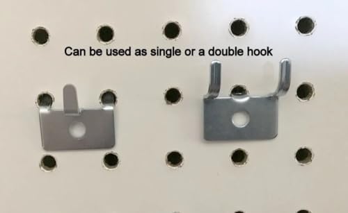 Picture Hanger Notch J Peg Hook Slatwall/Pegboard 500 Screw - Image 3