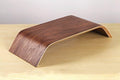 SAMDI Wooden Computer Monitor Stand Save Space Desktop Riser for Computers LCD Monitors Laptop PC iMac Notebook Apple MacBook(Black Walnut) by SAMDI