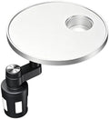 Car Tray and Cup Holders, 360° Rotating Car Desk for Laptop, Steering Wheel Tray, Car Food Tray Table for Eating, Automatic Center Console Cup Holder Universal Fit (Car Tray-White) by Oivjckx