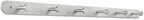 Safco 4202 Nail Head Coat Hook, 6 Hook, Silver - Image 6