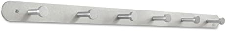 Safco 4202 Nail Head Coat Hook, 6 Hook, Silver - Image 6