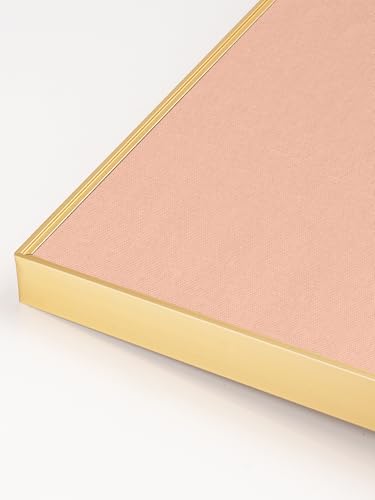 Fabric Bulletin Board 30x20 inches, Golden Aluminum Framed Wall Pin Board - Image 4