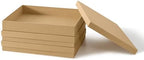 Soul & Lane - Letter Size Document Storage Boxes with Lids, Set of 3, Kraft - Image 2