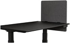 Stand Up Desk Store ReFocus Clamp-on Acoustic Desk Divider Privacy Panel that Reduces Noise and Visual Distractions (Ash Gray, 23.6" x 23.6") by SStandUpDeskStore