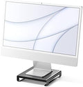 SATECHI Type-C Aluminum Monitor Stand Hub with USB-C Data, USB 3.0, Micro/SD Card Slots & 3.5mm Headphone Jack - for Apple Studio Display, iMac, iMac Pro (Space Grey) by Satechi