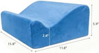 Work Foot Rest Under Desk,Ergonomic Footrest & Washable Cover Blue - Image 4