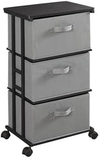 MAX Houser Dresser Tower with 3 Drawers, Grey by MAXHouser