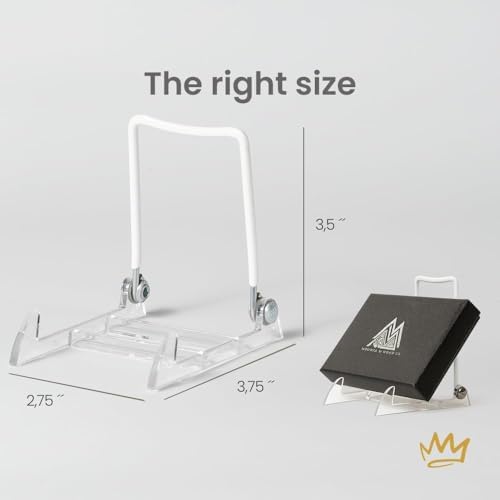 KINGDOM SOLUTIONS - 3.5" White Acrylic Display Stand Made in USA - 36 Pack - Image 2