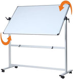 VIZ-PRO Double-Sided Magnetic Mobile Whiteboard, 48" x 32" - Image 2