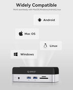 ORICO 1TB Laptop Docking Station for Mac mini M6, M5 Pro, M4/M4 Pro - Image 7