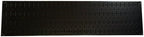 Wall Control Narrow Pegboard Rack 8in x 32in Black Metal Pegboard Runner Tool Board by Wall+Control