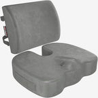 FORTEM Seat Cushion & Lumbar Support for Office Chair, Wheelchair, Car by FORTEM