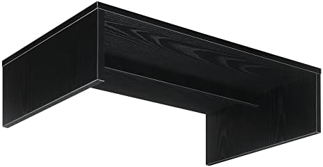 Convenience Concepts 121041CH Designs2Go Small TV/Monitor Riser for TVs up to 26" Small TV/Monitor Riser Small, Black - Image 4