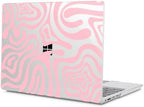 Case for Surface Laptop 5/4/3 13.5", Pink Wave Pattern - Image 6