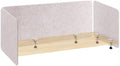 3-Pack Clamp-On Desk Dividers, 24 x 24 and 24 x 48 Inch, Oatmeal by Unknown