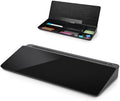 SHANTRA 16'' x 7'' Desktop Whiteboard, Desk Dry Erase Board with Organizer, Computer Pad & Keyboard Stand, Small whiteboard for Home, School, Office, Desk Accessories & Workspace Organizers （Black） by SHANTRA