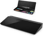 SHANTRA 16'' x 7'' Desktop Whiteboard, Desk Dry Erase Board with Organizer, Computer Pad & Keyboard Stand, Small whiteboard for Home, School, Office, Desk Accessories & Workspace Organizers （Black） by SHANTRA