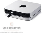 Satechi Aluminum Stand & Hub for Mac mini, USB 3.0 & Headphone Jack, Silver - Image 4