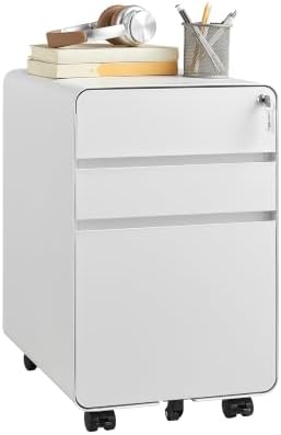 Guizeeopo 3 Drawer Mobile File Cabinets for Home Office by GUIZEEOPO