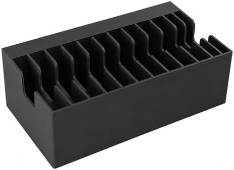 Desktop Cable Organizer with Wide Slots – Multi-Cable Management Holder | Keeps Cords Untangled and Organized | Freestanding Desk Cord Keeper for Home Office Gaming Setup by SplashNColor
