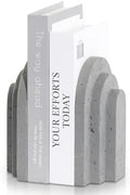 Decorative Bookends for Shelves, Heavy Duty Resin Book Stoppers for Books by AdornMyHomeEnjoyMyLife