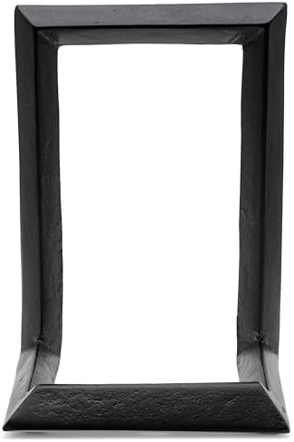 Red Co. 8” Decorative Metal Display Plate Stand and Art Holder Easel in Black Finish - Image 2