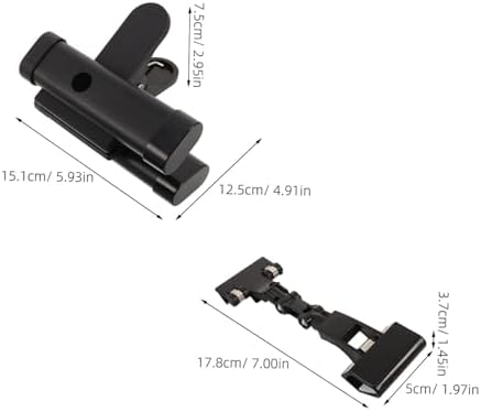 SHINEOFI Double Head Picture Copy Holder Clip for A4 Paper, Metal - Image 2
