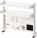 Desk Hutch Shelf with Pegboard for Dorm Office,Desktop Storage Organizer by Unknown