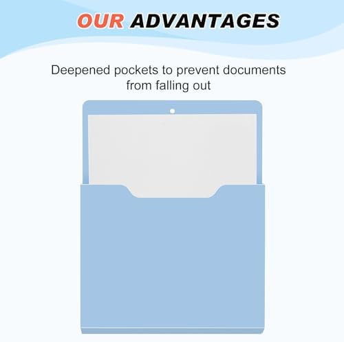 Fuutreo Magnetic Wall File Holder,6pcs,Vintage Boho,Vertical-large - Image 3