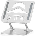 Z-Shaped Laptop Stand for Desk Fits 10"-16" Notebook, Silver by ToBeoneer