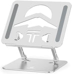 Z-Shaped Laptop Stand for Desk Fits 10"-16" Notebook, Silver by ToBeoneer