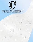 Replacement for Brother Label Maker Tape 18mm 0.7" Laminated White - Image 4