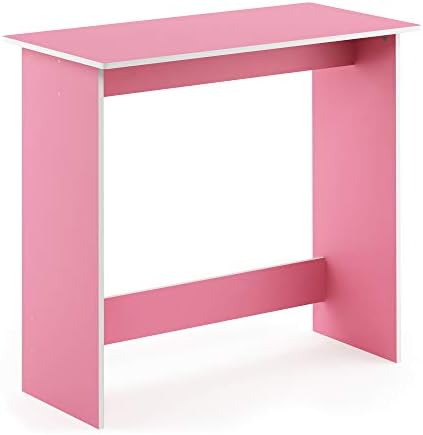 FURINNO Simplistic Study Table, Pink, 15.5 in x 31.5 in x 29.75 in (D x W x H) - Image 5