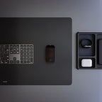 Leather Desk Mat Non Slip Large Mouse Pad Desk Blotter (Deep Black, Large - 33.5" x 15.7") - Image 7