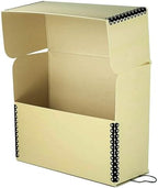 Lineco Archival Document Storage Box, Tan, 12.5" x 10.5" x 5" - Image 3