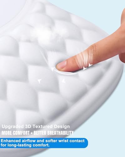 Ergonomic Mouse Pad with Sloped Memory Foam Wrist Rest - Image 4