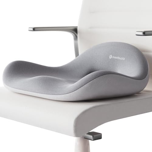 Extra Large Seat Cushion, Premium Memory Foam Office Chair Cushions for Long Sitting Sciatica & Tailbone & Back Pain Relief, Ergonomic Pressure Relief Seat Cushions for Car, Desk Chair by drembloo