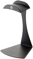 K&M Konig & Meyer 16075.000.56 Headphone Table Free-Standing Holder | Protective Rubber Padded Arm | Slip-Resistant Base | Black Structured Surface | Steel Design | Headset Accessory | German Made by K%C3%B6nigMeyer