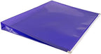 JAM PAPER Plastic Envelopes with Zip Closure - Letter Booklet - 9 3/4 x 13 - Purple - 12/Pack - Image 2