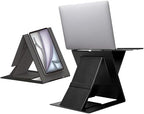 MOFT Folding Laptop Stand Lap Desk, Portable & Mini Computer Stand Laptop Desk for Travel and Home Office, Ergonomic Design with Adjustable Viewing Angles, Lightweight Computer Cooling Riser, Black by MOFT