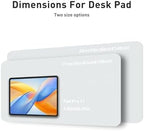 Aothia Faux Leather Desk Mat - Non-Slip PU Leather Desk Blotter, Waterproof Writing Surface, Large Desk Pad for Office & Home (Barely Grey, 55" x 24") - Image 5